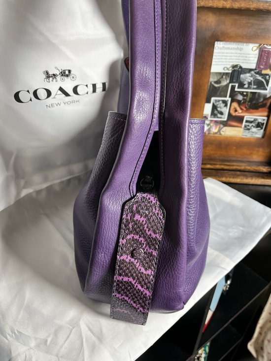 Coach 1941 Bandit Hobo Bag in Purple - Picture 4 of 11